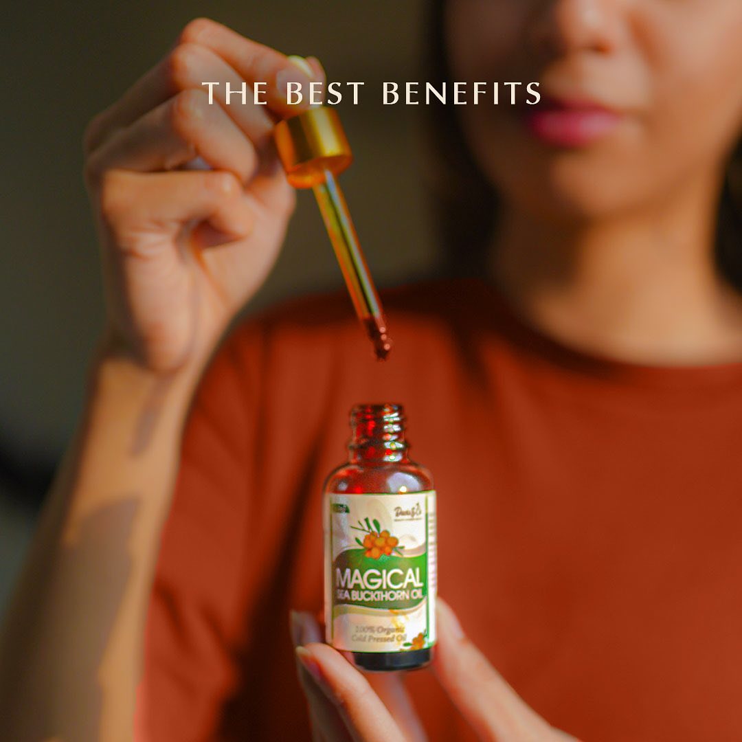 Magical Sea Buckthorn Oil – 100% Organic Cold Pressed Elixir for Clear, Radiant Skin