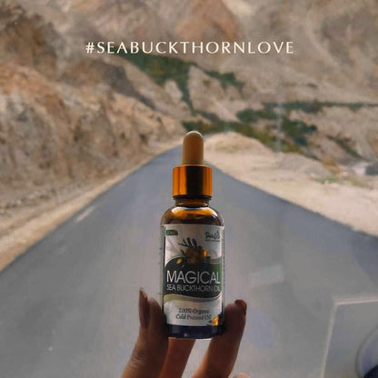 Magical Sea Buckthorn Oil – 100% Organic Cold Pressed Elixir for Clear, Radiant Skin