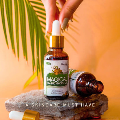 Magical Sea Buckthorn Oil – 100% Organic Cold Pressed Elixir for Clear, Radiant Skin